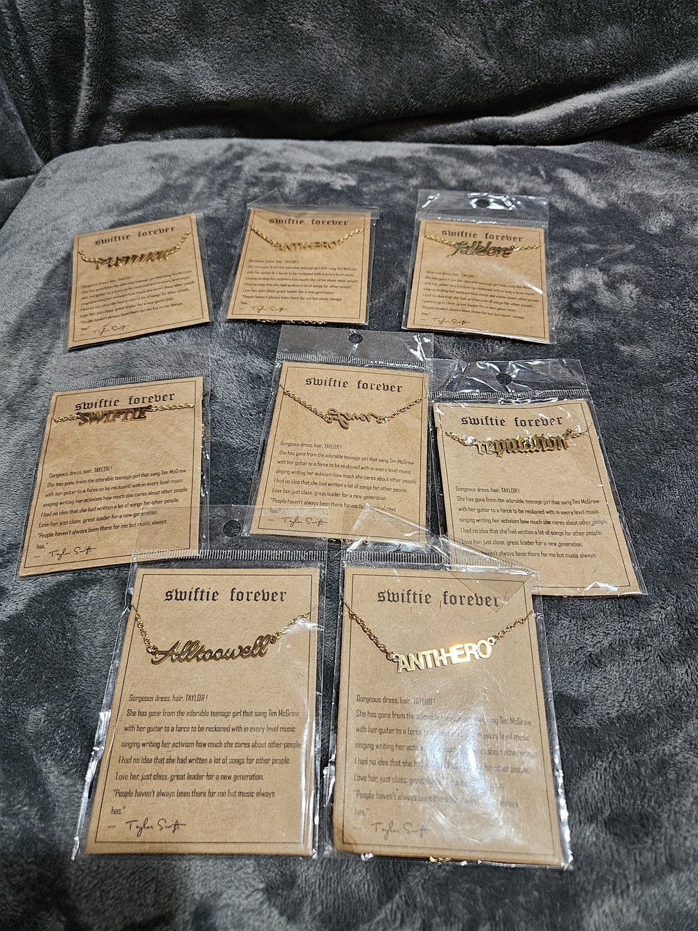 Swiftie Forever 8 Piece Necklace Set All New